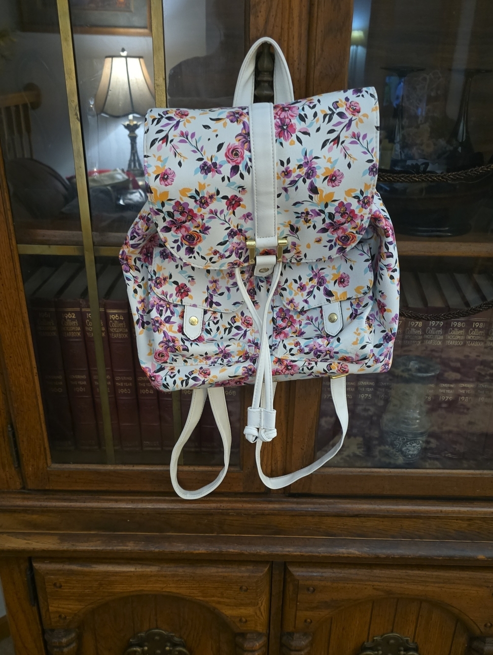 Large Floral Backpack